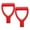 Red, variant on Viveous 2pcs Shovel D Grip Handle Shovels Spade Snow Shovel Replacement Handles Garden Accessories For Digging Raking Snow Removal Tools