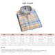 thumbnail image 5 of Camisa de cuello vuelto para hombre Camisa a cuadros de manga larga con botones de moda informal con bolsillo para el trabajo, 5 of 5