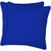 Mainstays Stadium Blue Solid Pillow, 2-pack