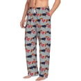 thumbnail image 6 of Logiee Dachshund Dog Heart Print Pajama Pants for Men,Men’s Pajama Bottoms,Mens PJ Pants with Pockets & Button Fly-X-Large, 6 of 6
