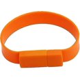thumbnail image 2 of Portable Waterproof Wristband Design USB Flash Drive, Orange 64GB, 2 of 5