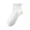 White, variant on Breathable Kids Socks with Grips, Non- Crew Socks for Girls and Boys, Soft Cotton Unisex 12-Pack