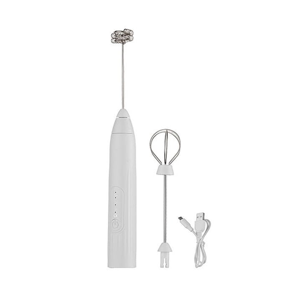 Toystoory Espumador de leche eléctrico, batidor de huevos, batidor, herramientas de café, espumador, agitador de cocina, accesorios ajustables Type3 NO3