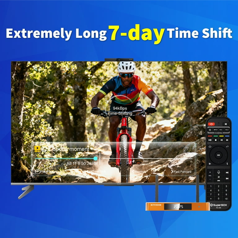 2026 SuperBox S7 Prime Fully Loaded, 4GB RAM+128GB ROM, Smart