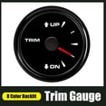 thumbnail image 2 of 52mm Trim Gauge Meter 0-190 ohm For Inboard Outboard Engine with Backlights UP-DN Electric Trim Level Gauge ,Wide Applicability, 2 of 7