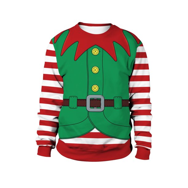 Christmas Sweatshirts for Men 3D Printing Tracksuit Unisex Pullovers Autumn Warm Men Winter Hoodies 90S Vintage Male Clothing