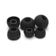 thumbnail image 2 of 6 piezas de reemplazo de auriculares de silicona para auriculares KZ LZ A4 DZ9 (negro), 2 of 6