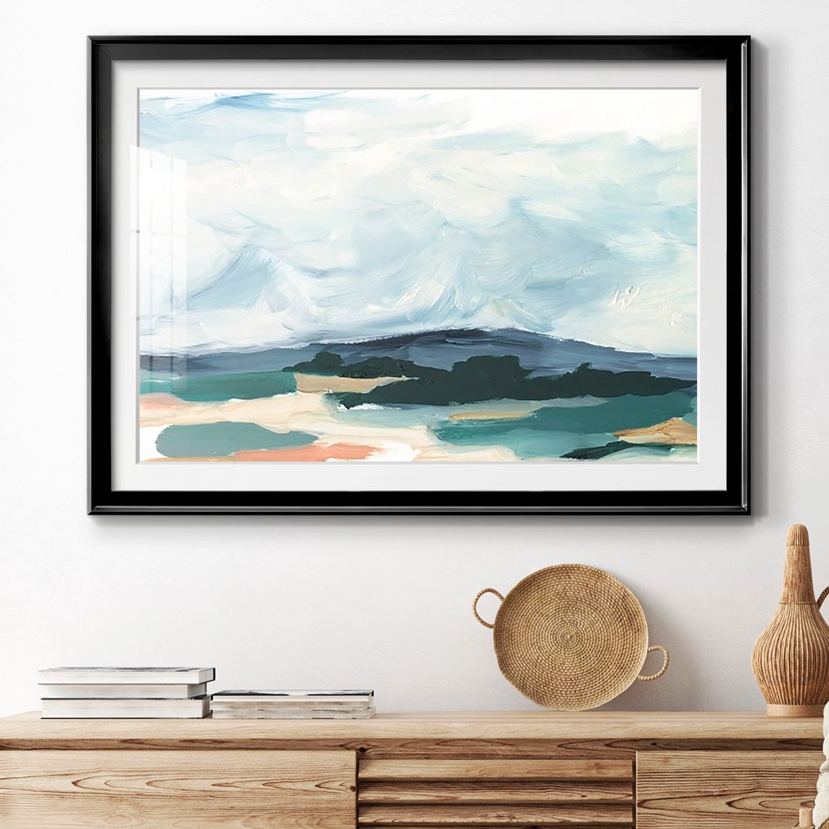 Pastel Vista I Premium Framed Print - Ready to Hang