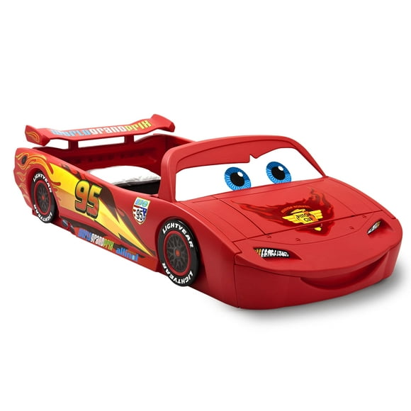 Delta Children Disney/Pixar Cars Lightning McQueen Toddler-To-Twin Bed with Toy Box by Delta Children