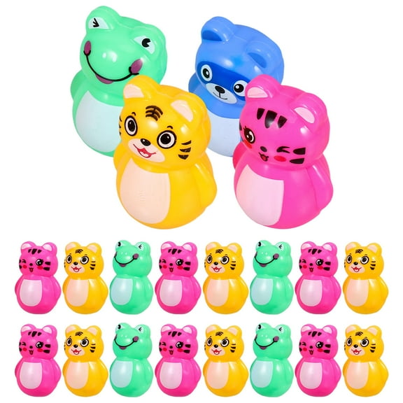WASHWEPE 24Pcs Mini Tumblers For Children Fun Assorted Color