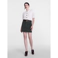 thumbnail image 3 of Scenario Women's and Women's Plus Crewneck Cardigan with Short Sleeves, Lightweight, Sizes XS-4X, 3 of 6