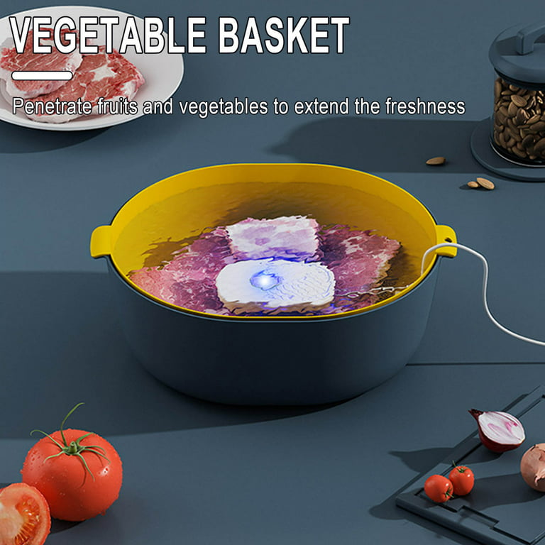  WAITLOVER Fruit and Vegetable Washing Machine,USB