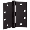 thumbnail image 6 of Design House 6-Pack 4.5" H x .625" Radius Square Butterfly Interior/Exterior Door Hinges, Matte Black, 6 of 12
