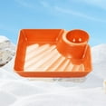 thumbnail image 4 of Dumpling Plate with Dipping Saucer Dish Non-slip Stackable for Snacks Desserts Sushi Tray, 4 of 9