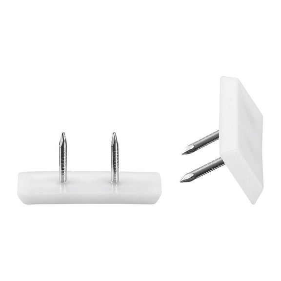 Unique Bargains Furniture Feet Nail, Square Chair Table Leg Protector Pad 31mm x 12mm Plastic 20pcs