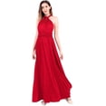 thumbnail image 4 of GHSDFBB Womens Transformer/Wrap Infinity Dresses Maxi Cocktail Gown Long Dress, 4 of 7