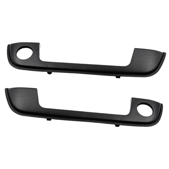 funtasica 2 Pieces Door Handle Cover Car Door Handle Trim Compatible Replacement High Performance Repair Sturdy PP Material Suitable for Vehicle Accessories Eas with Hole
