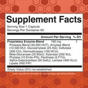 MaryRuths Gluten Relief Enzymes Vegan Gluten Free 60 Count