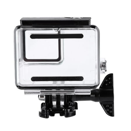 Herwey Diving Waterproof Shell Diving Waterproof Case For Gopro Hero 7 Silver Silver White Waterproof Shell Walmart Canada