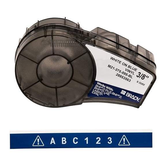 Blue All Weather Vinyl Labels for Brady M210 and M211, 0.375in