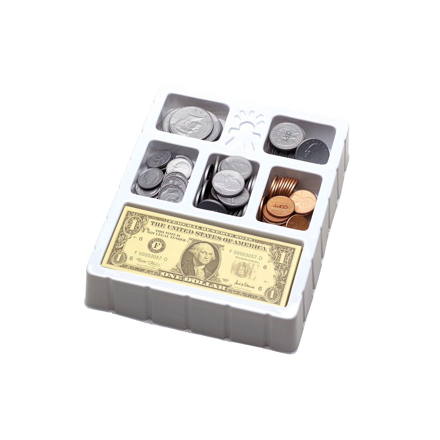 Educational Insights Play Money Set With Coins and Bills for Learning