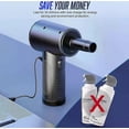 thumbnail image 2 of 7.0 kPa electric vacuum cleaner 3 speeds with 5 nozzles 6000 mAh battery small air blower, 2 of 5