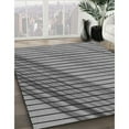 thumbnail image 2 of Ahgly Company Indoor Square Patterned Dark Gray Area Rugs, 6' Square, 2 of 6