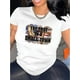 thumbnail image 1 of Women's Fashionable Abstract Graphic Tee - Casual Round Neck Short Sleeve, Comfortable Summer Top, 1 of 5