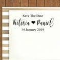 thumbnail image 4 of Printtoo Custom Love Save The Date Wedding Invitation Self Inking Stationary Rubber Stamp, 4 of 6