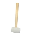 thumbnail image 6 of Hyper Tough 16 Ounce White Rubber Mallet with Wood Handle, 6 of 7