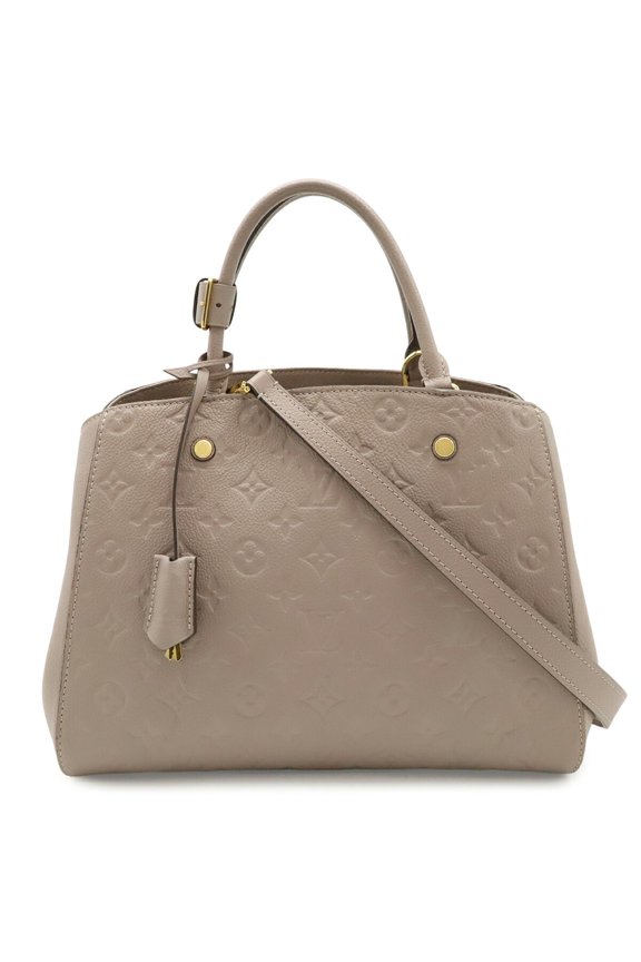 Pre-Owned LOUIS VUITTON Louis Vuitton Monogram Empreinte Montaigne MM Handbag Shoulder Bag Pink...