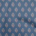 thumbnail image 1 of oneOone Cotton Poplin Medium Blue Fabric Asian Block Print Sewing Craft Projects Fabric Prints By Yard 42 Inch Wide, 1 of 4