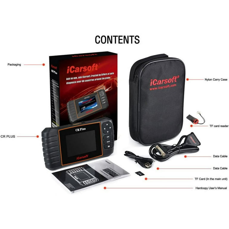 iCarsoft diagnostic scanners OBD1, OBD2, all in stock.