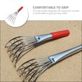 thumbnail image 4 of FRCOLOR clam rake Beach Clamming Rake Beach Claw Rake Metal Rake Beach Oysters Clamming Tool,11.42"X5.71"X1.97", 4 of 5