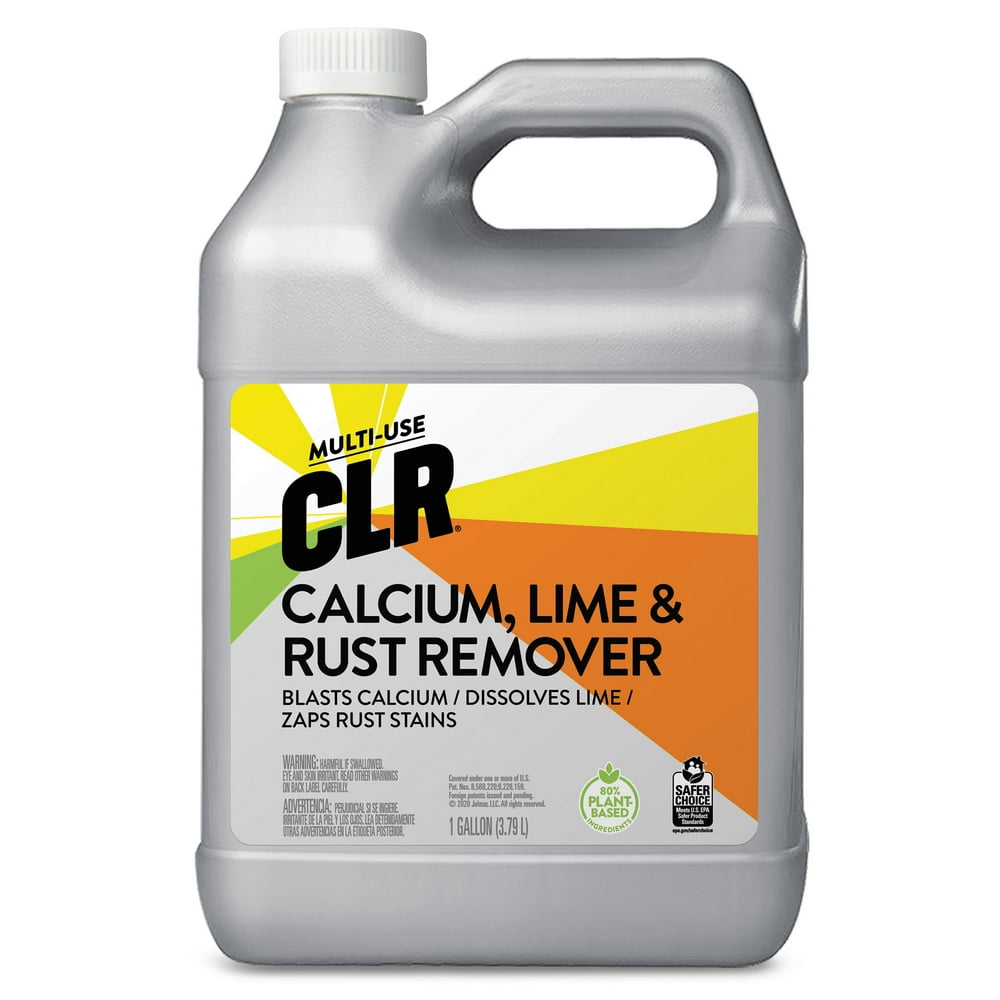 CLR Calcium Lime and Rust Remover, MultiUse Household Cleaner, 128 fl oz
