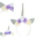 thumbnail image 5 of EeaseMX 1 juego de vestido de tutú y diadema para niños, kit de falda de tutú y sombrero de unicornio para fiesta de cumpleaños infantil (lavanda), 5 of 8