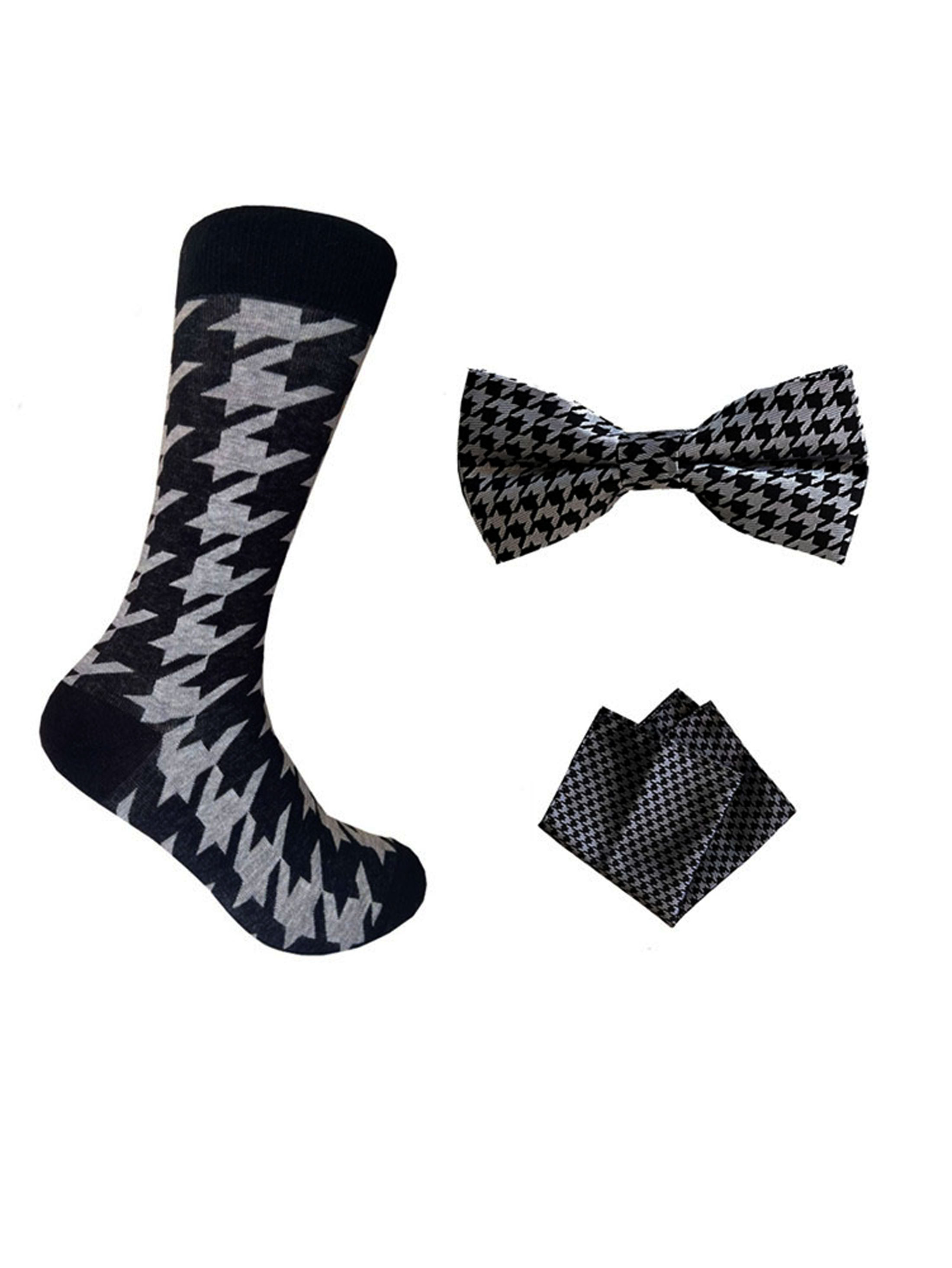 bow tie and matching socks