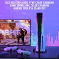 thumbnail image 2 of LED Light for PS5 Console, Playstation 5 LED Lights DIY Decoration Accessories, Game Sound/Music Sync, RGB 8 Colors 400 Lights Effects with USB/APP Control and 40Key IR Remote, 2 of 5