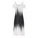 thumbnail image 4 of ICHUANYI Clearance Women's Summer Lace Suspender V-Neck Fashion Print Loose Dress Suspender V-Neck Dress(Black, S) ICHUANYI WER2023081401546, 4 of 6