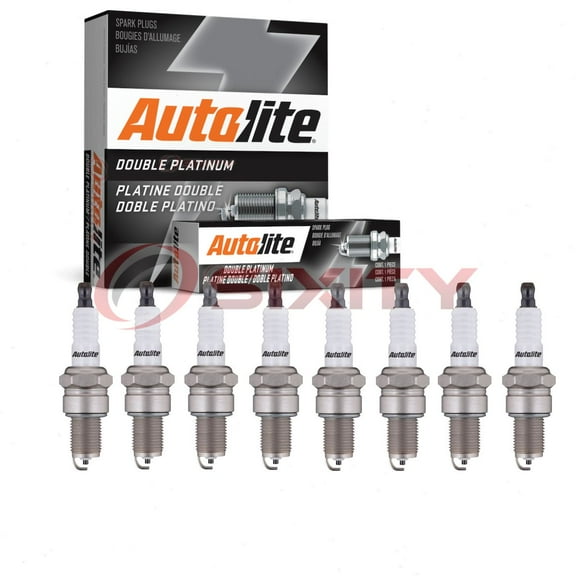 8 pc Autolite APP63 Double Platinum Spark Plugs for 3115 3200 41-804 415 H6B Ignition Wire Secondary Fits select: 1986-1989 NISSAN D21, 1985-1986 NISSAN 720