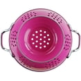 thumbnail image 3 of Multi-Purpose 1.5 Quart Colander/Strainer, Magenta, 3 of 4