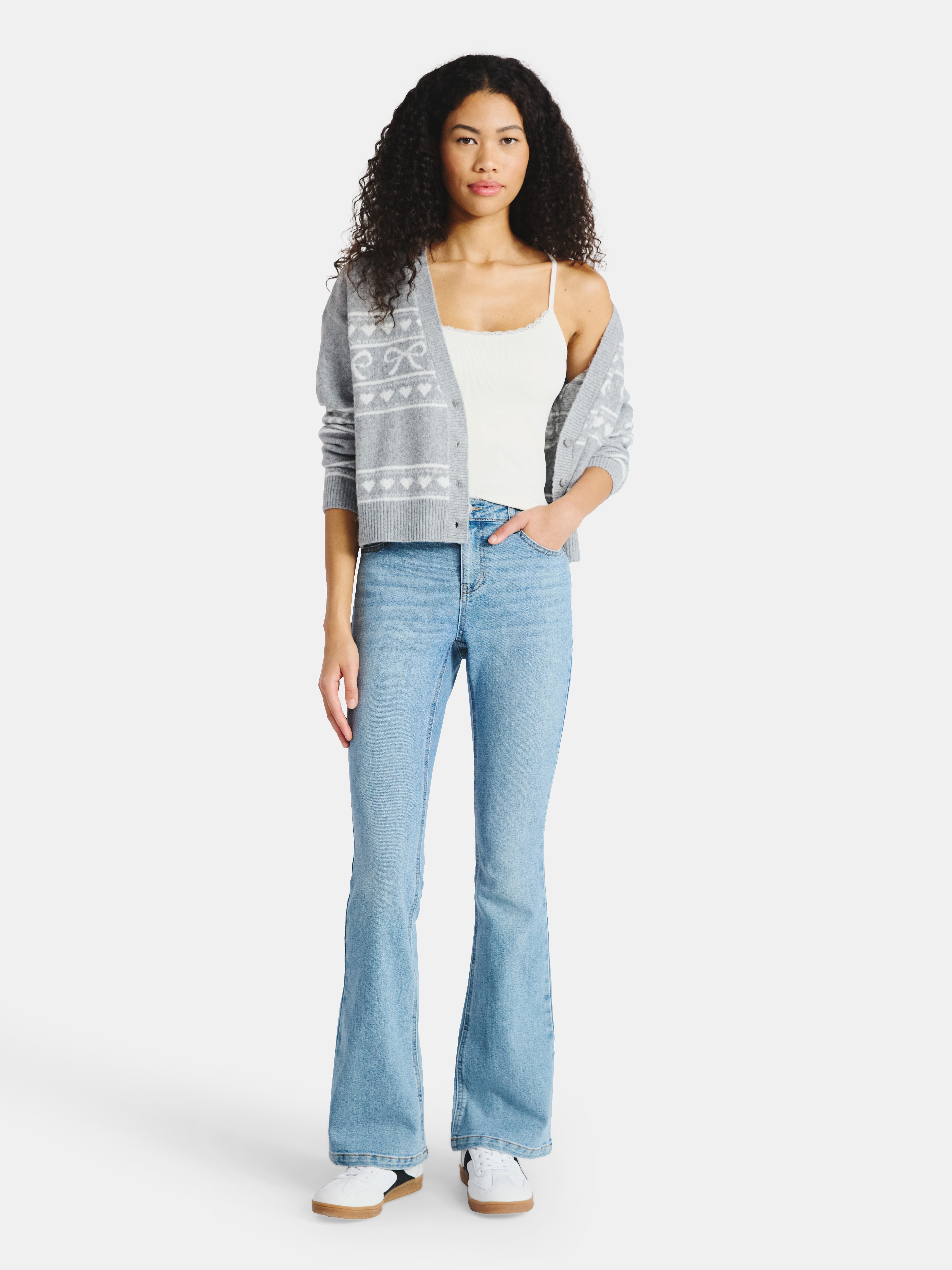 No Boundaries Bootcut Jeans, 32.5'' Inseam, Women's