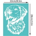 thumbnail image 2 of 2Pcs Self-Adhesive Silk Screen Printing Stencil Dog Pattern Mesh Transfers Stencil Animal Theme Silk, 2 of 9
