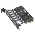 thumbnail image 1 of 7 Ports Pci-e vers Usb 3.0 Hub Pci Carte d'Extension (Nec + via Puce), 1 of 5