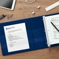 thumbnail image 5 of Staples Heavy-Duty 4-Inch D 3-Ring View Binder Navy Blue (26372) 56281-CC/26372, 5 of 7