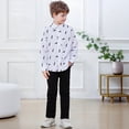 thumbnail image 4 of Lycody Boys' Cotton Long-Sleeve Printed Shirts (6 Styles), 4 of 5