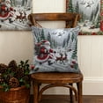 thumbnail image 4 of Christmas Pillow Cover Printed Santa Claus Reindeer Holiday Home Decor Pillow Case for Sofa Bedroom Festive Seasonal Decorations, 4 of 5