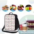 thumbnail image 3 of Ratiio Cute Christmas Hat Penguin A Print Lunch Box - Reusable Lunch Bag Men Adult Women- Insulated LunchBox, 3 of 6
