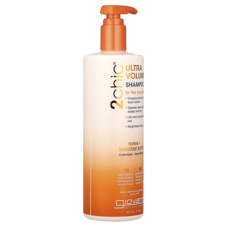 Giovanni 2chic Ultra Volume Shampoo, 24 oz, For Fine Hair