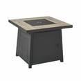 Mainstays 30" Square Tile Top Gas Fire Pit Table with 50,000 BTU